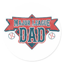 Major League Dad Sticker