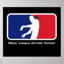 Major League Zombie Hunter Poster posters