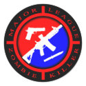 Major League Zombie Killer - weapons stickers