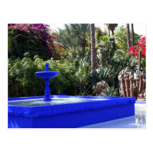 Majorelle garden post card