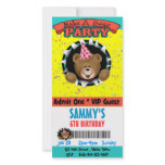 Make a Bear Party Invitation Personalized Photo Card