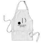 Make A Note of This Apron