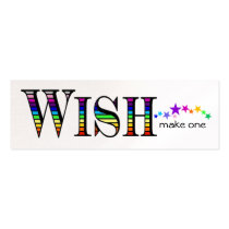 Make a Rainbow Wish Business Card Templates