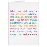 Make a Wish Greeting Card