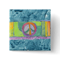 Make Art, Not War Watercolor Painting