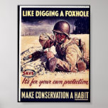 Make Conservation A Habit Print