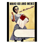 Make - Do And Mend Postcard