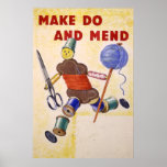 Make Do And Mend poster, 1939-1945 posters