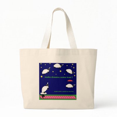 make dreams come true tote bag by liatbar