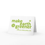 make earth greener greetings cards