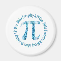 Make Everyday A Pi Day Refrigerator Magnet