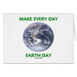 Make Everyday Earth Day (Blue Marble Earth) cards