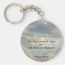 make heaven our playground key chain