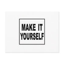 Make It Yourself Custom Postcards