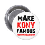 Make Kony Famous - Kony 2012 Pinback Button