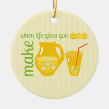 Make Lemonade Christmas Ornaments