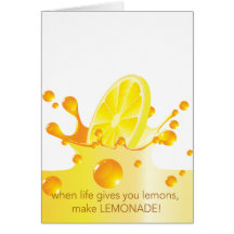 Make Lemonade Greeting Card