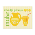 Make Lemonade postcards