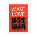 Make Love - Not Ugly War postcards