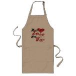 Make Love Not War Apron
