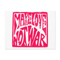 Make Love, Not War - Hippie Design for Peace