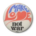 Make Love Not War magnets