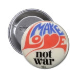 Make Love Not War Pin