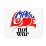 Make Love Not War Post Cards