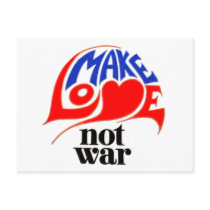 Make Love Not War Post Cards