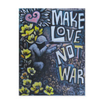 Make Love, Not War: Propaganda Postcard