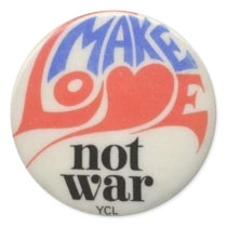 Make Love Not War Sticker