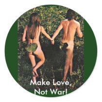 Make Love, Not War! Stickers
