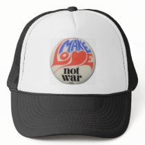 Make Love Not War Trucker Hat