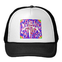 Make Love Not War Trucker Hat