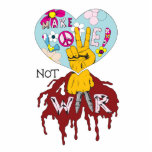 make love not war vector design photo sculptures