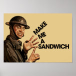 Make me a sandwich poster