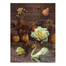 Make Me a Willow Cabin Valentine Postcards