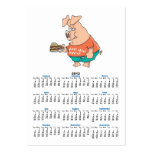 make mine swine funny pigging out pig hog cartoon business cards