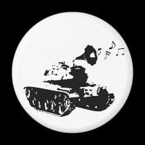 Make Music, Not War magnets