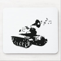Make Music, Not War mousepads