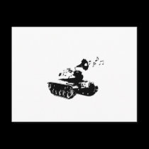 Make Music, Not War postcards