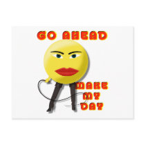 Make My Day (whip Mistress) Post Cards