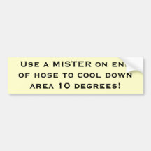 Make Rain! Bumper Sticker