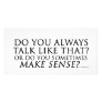Make Sense Customized Photo Card