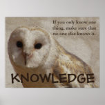 Make sure that only you have the knowledge 3 posters