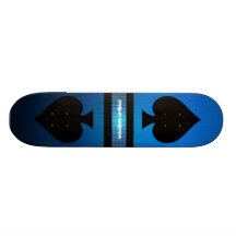 Make Waves Blue Aces Skateboard