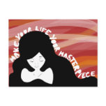 Make Your Life Your Masterpiece postcard