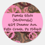 Make Your Own Address Labels! Round Sticker