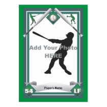 Make Your Own Baseball Card Business Card Template