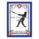 Make Your Own Baseball Card business cards